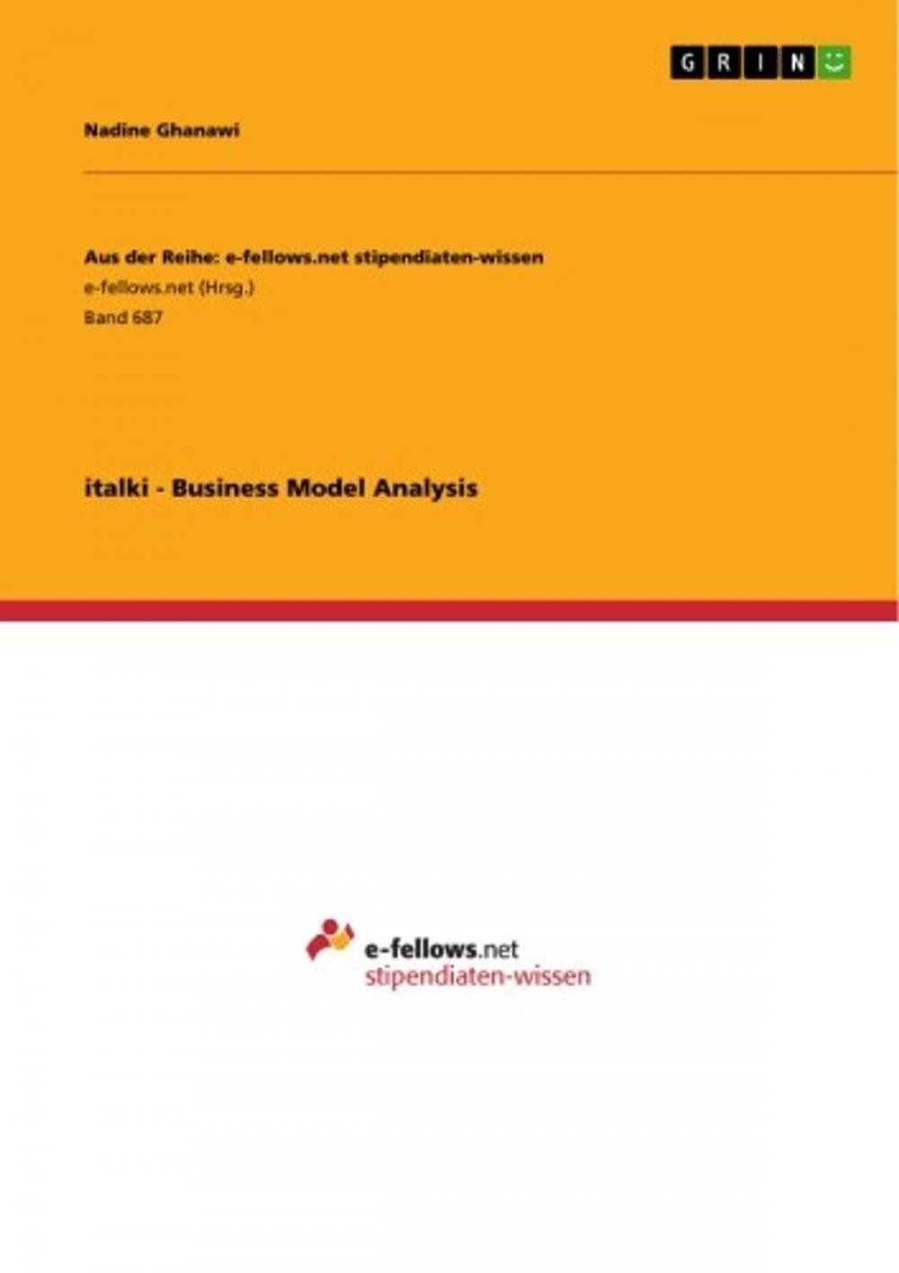 Big bigCover of italki - Business Model Analysis