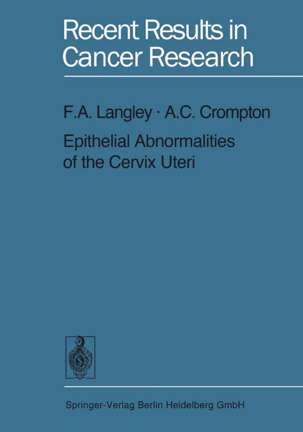 Big bigCover of Epithelial Abnormalities of the Cervix Uteri