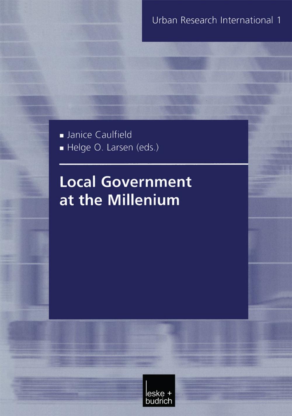 Big bigCover of Local Government at the Millenium