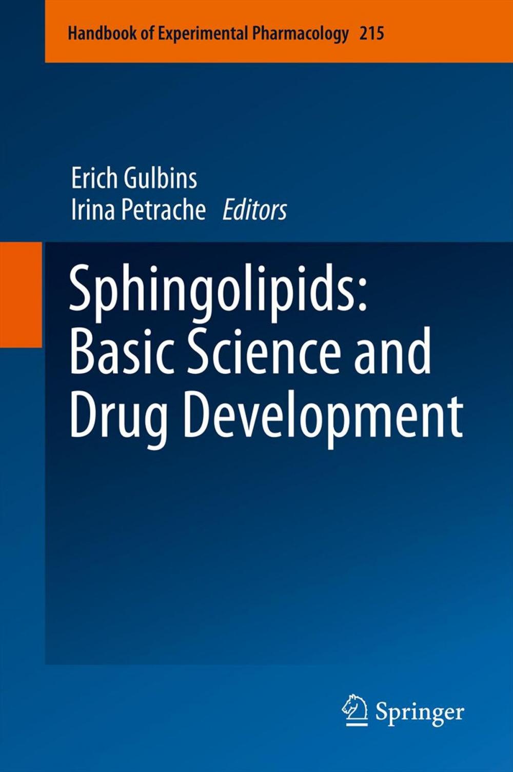 Big bigCover of Sphingolipids: Basic Science and Drug Development