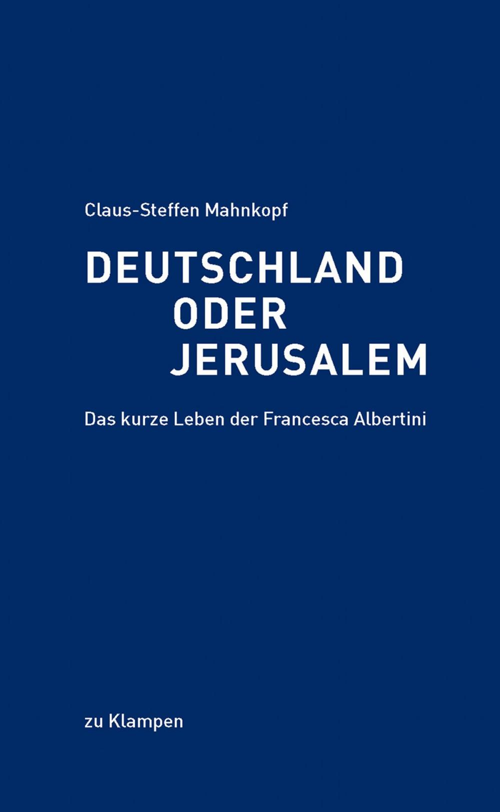 Big bigCover of Deutschland oder Jerusalem