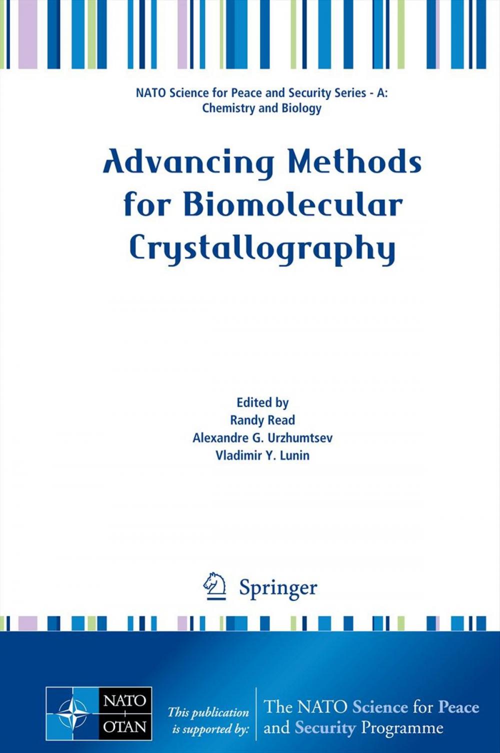 Big bigCover of Advancing Methods for Biomolecular Crystallography