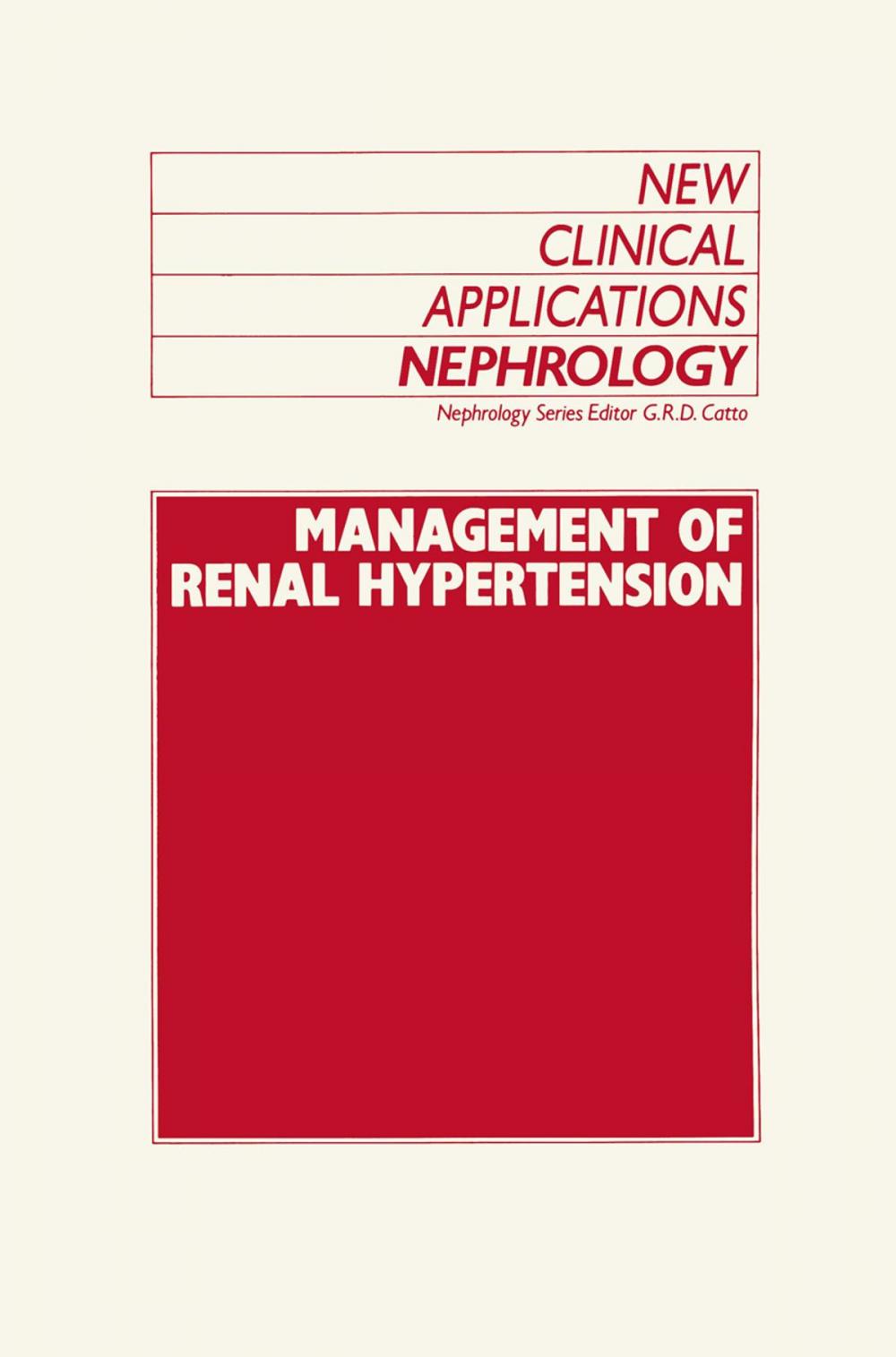 Big bigCover of Management of Renal Hypertension