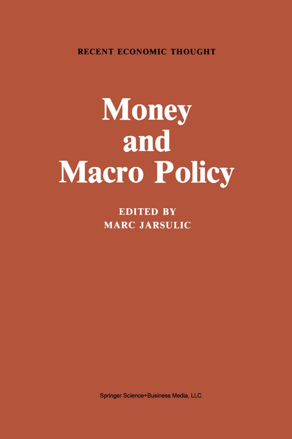 Big bigCover of Money and Macro Policy