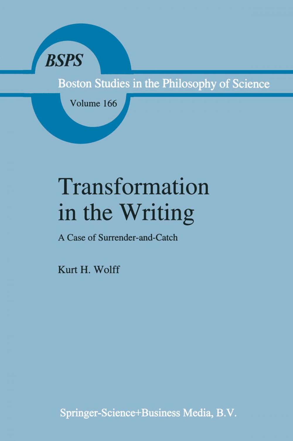 Big bigCover of Transformation in the Writing