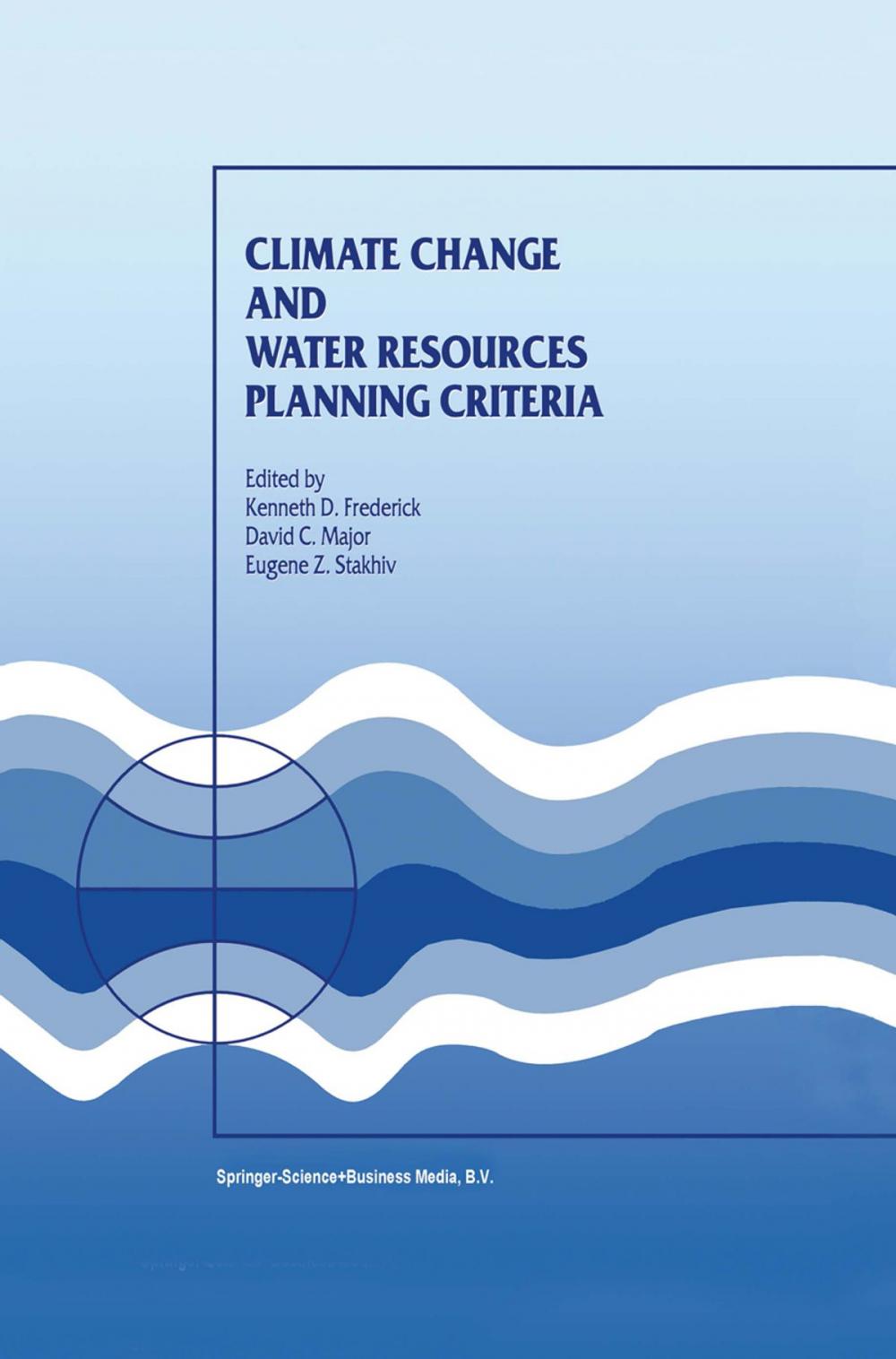 Big bigCover of Climate Change and Water Resources Planning Criteria