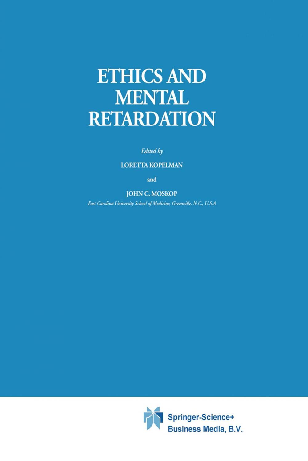 Big bigCover of Ethics and Mental Retardation