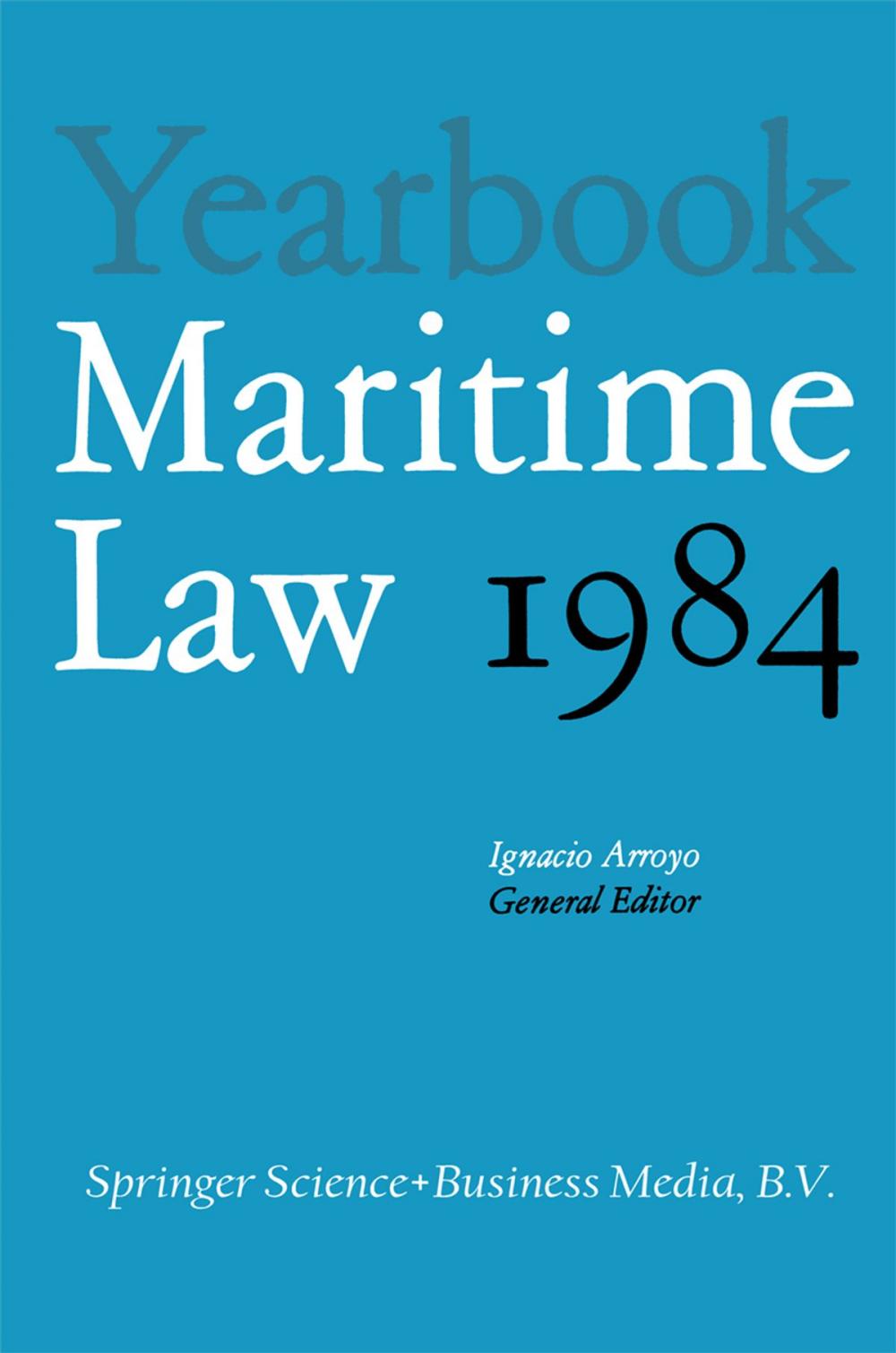 Big bigCover of Yearbook Maritime Law