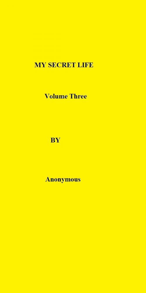 Cover of the book MY SECRET LIFE Volume Three by Anonymous, Dumkerng Passara