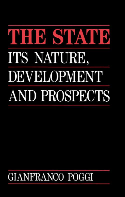 Cover of the book The State by Gianfranco Poggi, Wiley