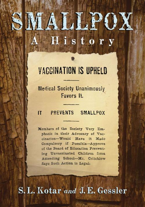 Cover of the book Smallpox by S.L. Kotar, J.E. Gessler, McFarland & Company, Inc., Publishers