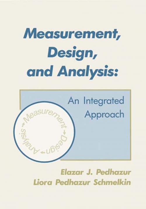 Cover of the book Measurement, Design, and Analysis by Elazar J. Pedhazur, Liora Pedhazur Schmelkin, Taylor and Francis