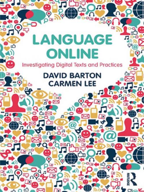 Cover of the book Language Online by David Barton, Carmen Lee, Taylor and Francis