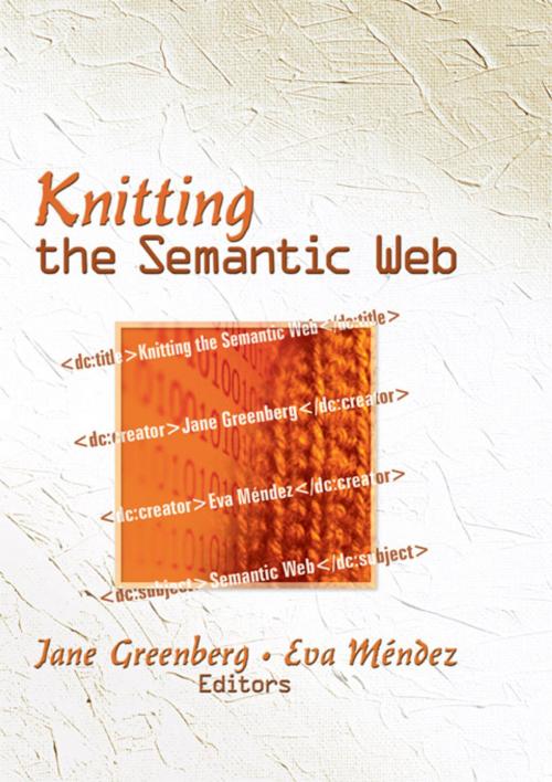 Cover of the book Knitting the Semantic Web by , Taylor and Francis