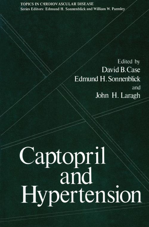 Cover of the book Captopril and Hypertension by , Springer US