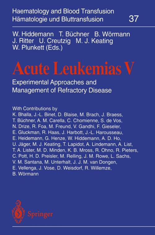 Cover of the book Acute Leukemias V by , Springer Berlin Heidelberg