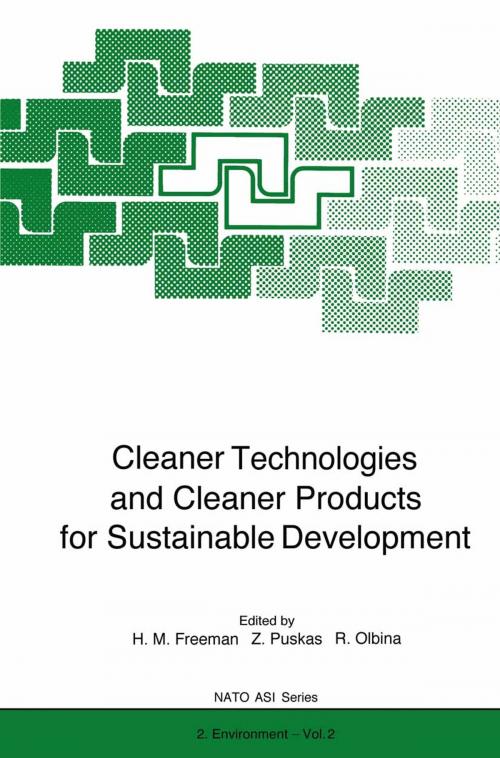 Cover of the book Cleaner Technologies and Cleaner Products for Sustainable Development by , Springer Berlin Heidelberg