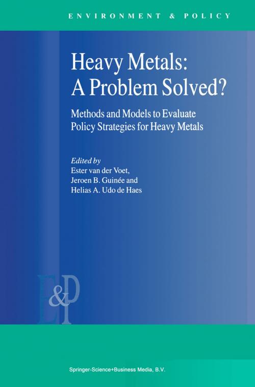 Cover of the book Heavy Metals: A Problem Solved? by , Springer Netherlands