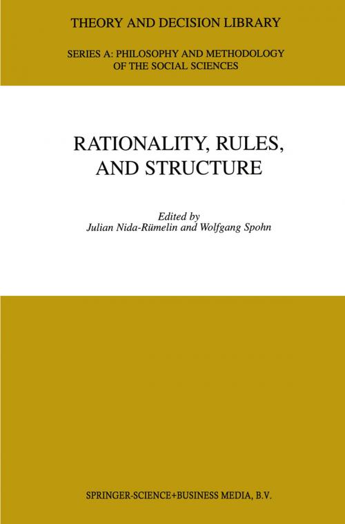 Cover of the book Rationality, Rules, and Structure by , Springer Netherlands