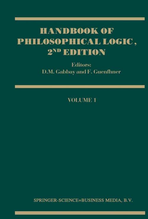 Cover of the book Handbook of Philosophical Logic by , Springer Netherlands