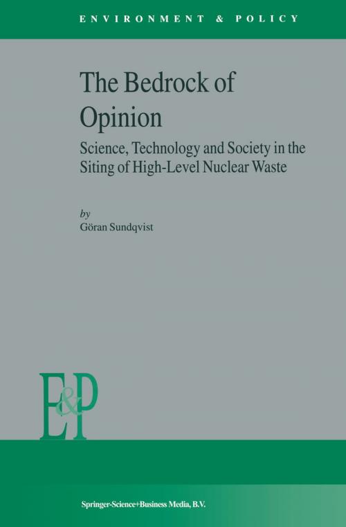 Cover of the book The Bedrock of Opinion by G. Sundqvist, Springer Netherlands