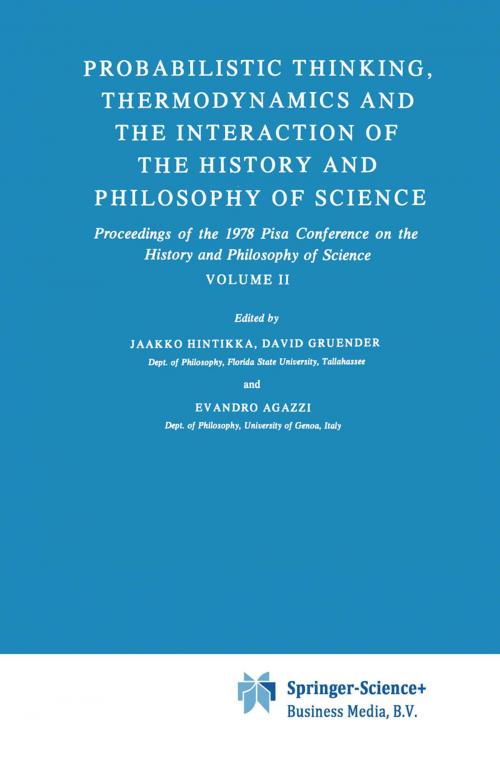 Cover of the book Probabilistic Thinking, Thermodynamics and the Interaction of the History and Philosophy of Science by , Springer Netherlands