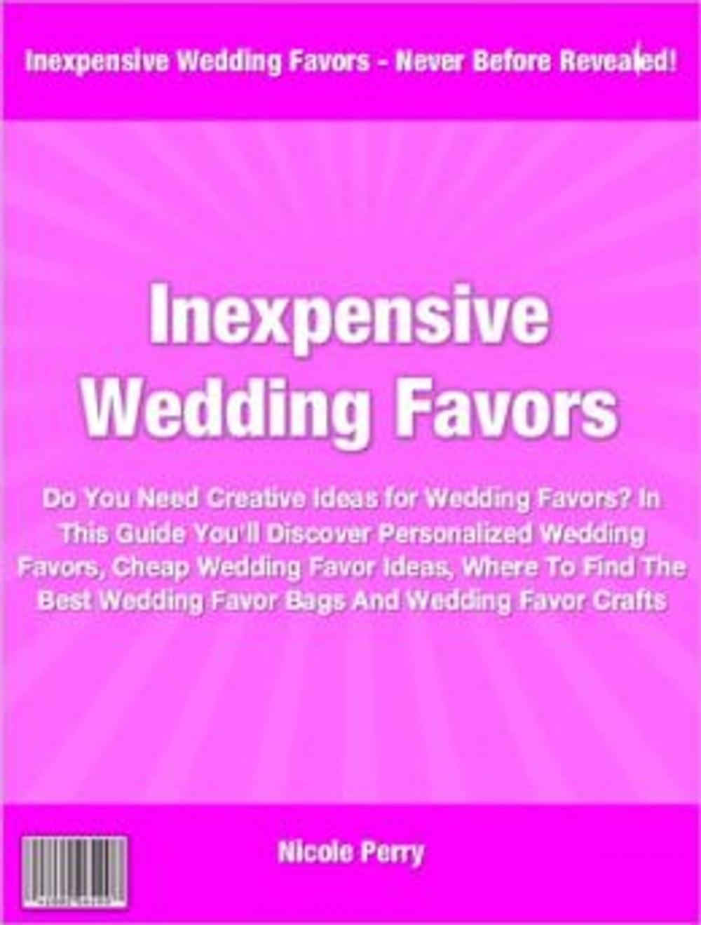 Big bigCover of Inexpensive Wedding Favors