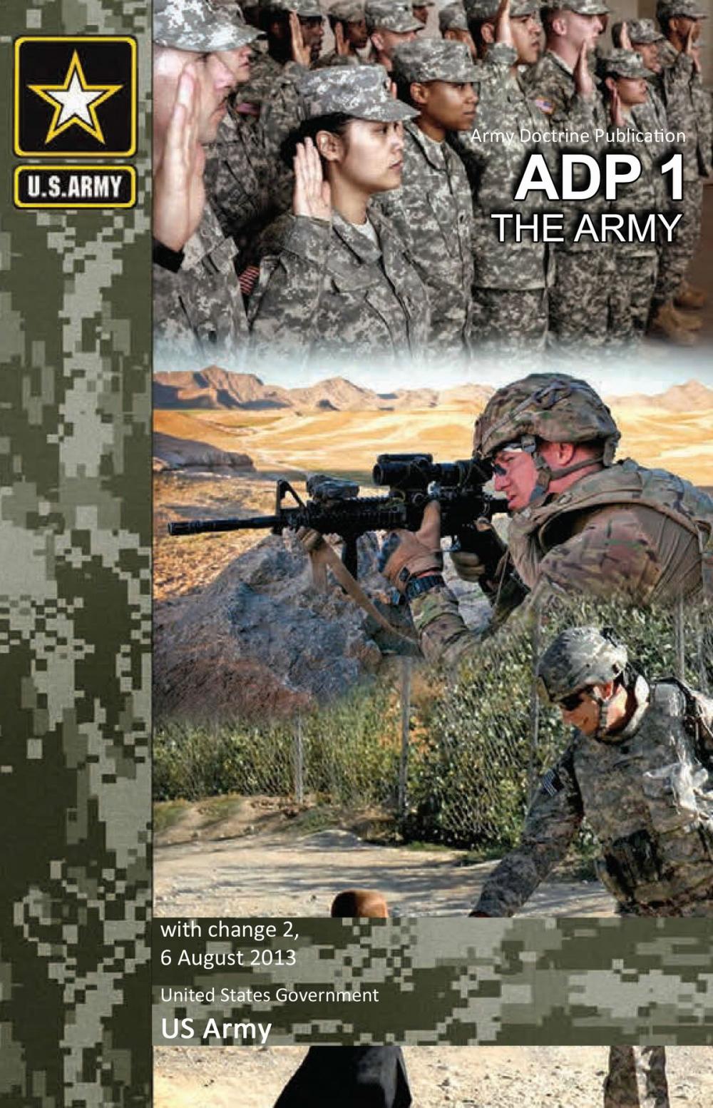 Big bigCover of Army Doctrine Publication ADP 1 The Army with change 2, 6 August 2013