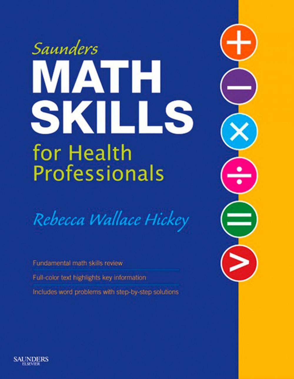 Big bigCover of Saunders Math Skills for Health Professionals - E-Book