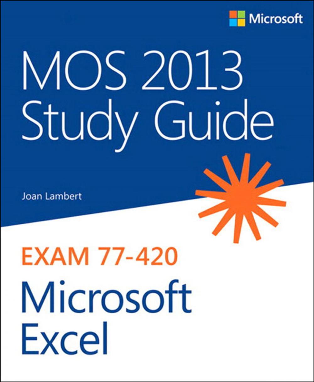 Big bigCover of MOS 2013 Study Guide for Microsoft Excel