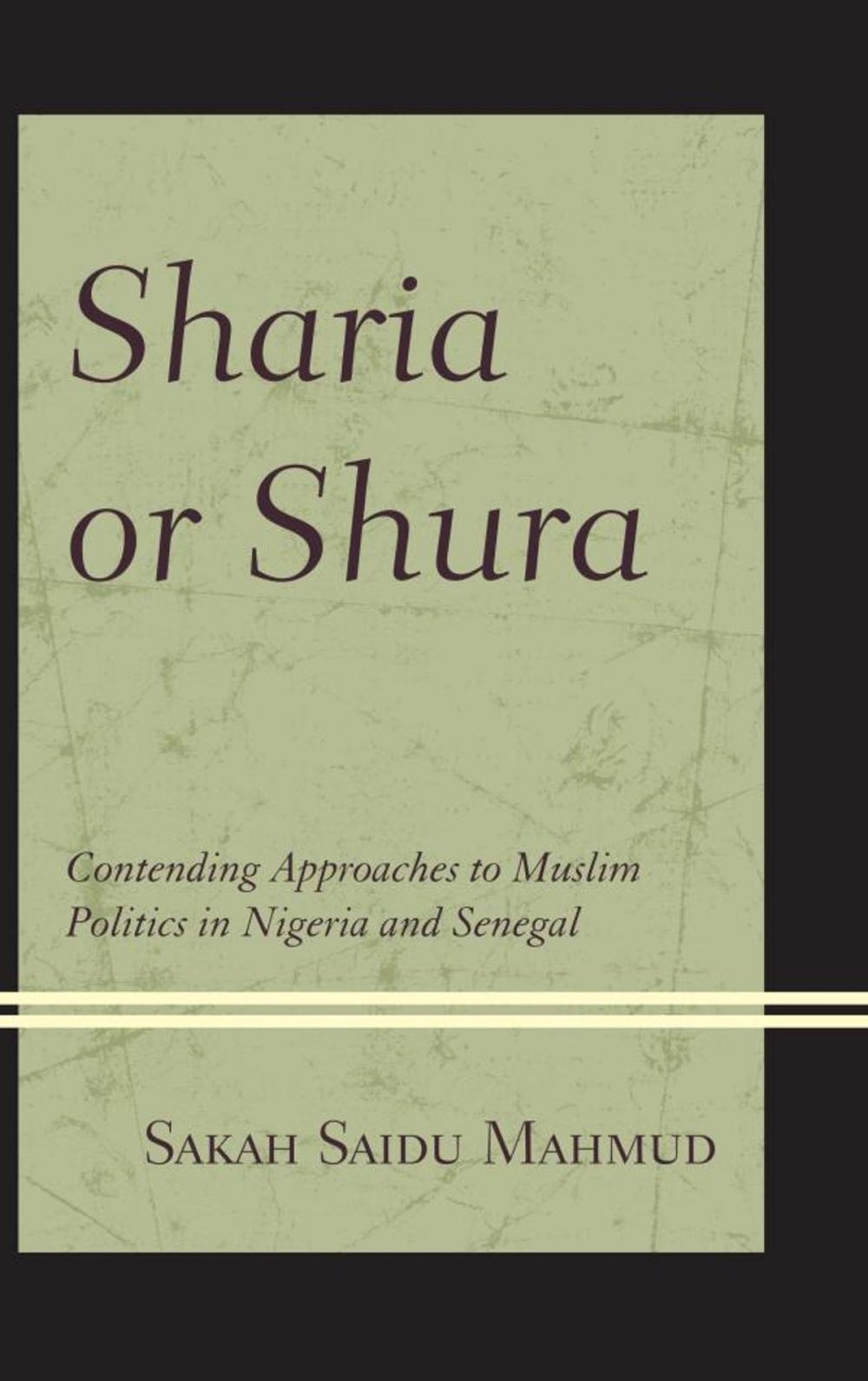 Big bigCover of Sharia or Shura