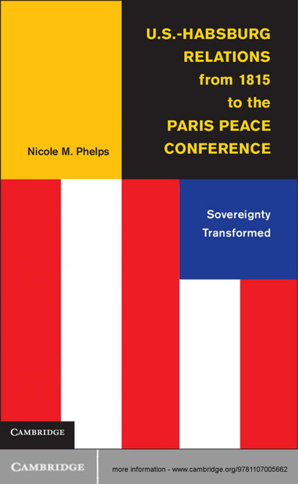 Big bigCover of U.S.-Habsburg Relations from 1815 to the Paris Peace Conference