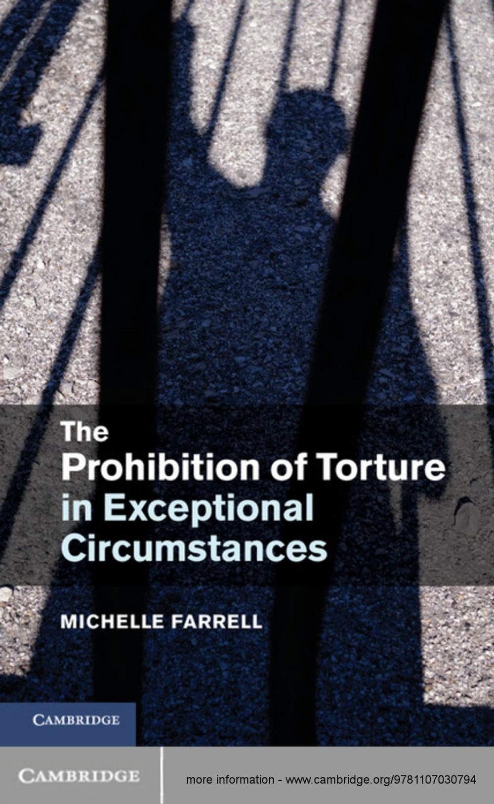 Big bigCover of The Prohibition of Torture in Exceptional Circumstances