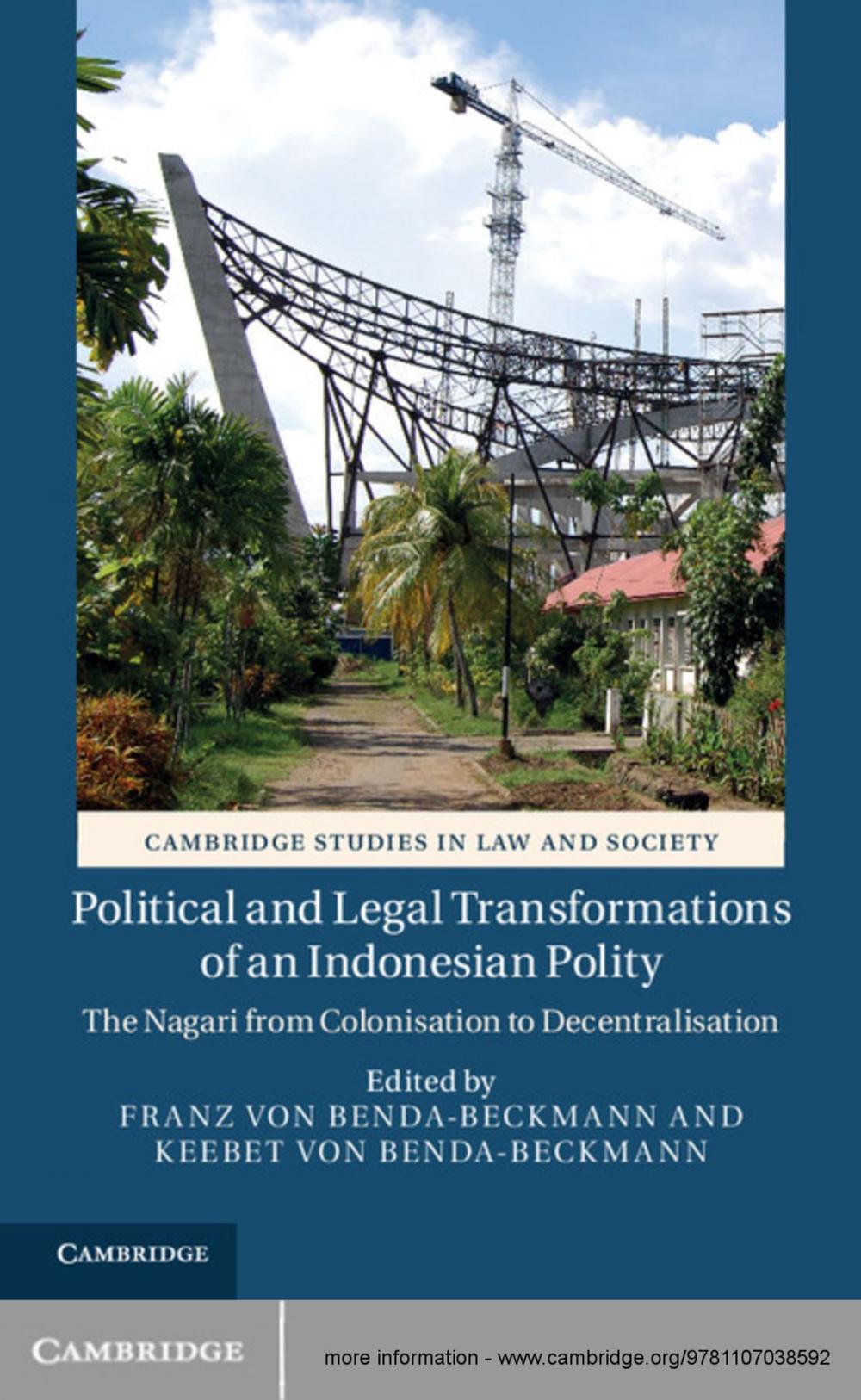 Big bigCover of Political and Legal Transformations of an Indonesian Polity