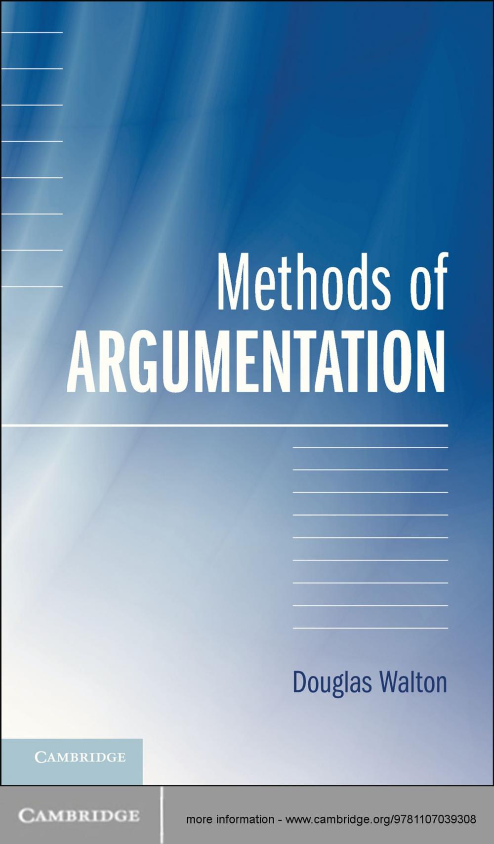 Big bigCover of Methods of Argumentation