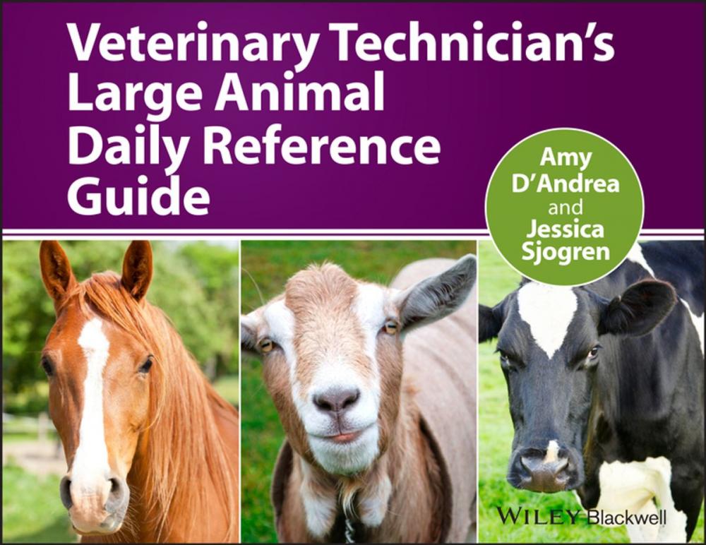 Big bigCover of Veterinary Technician's Large Animal Daily Reference Guide