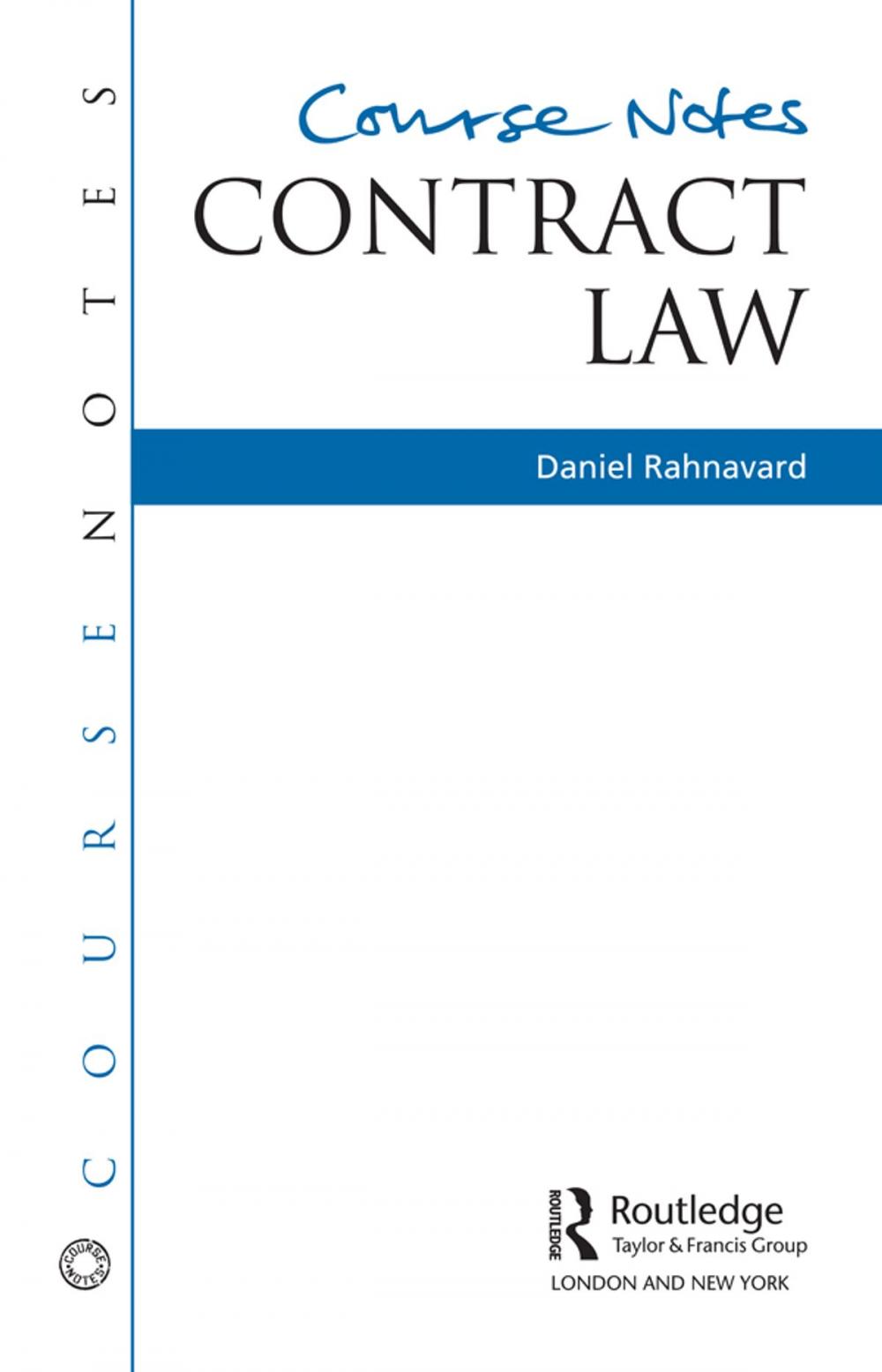 Big bigCover of Course Notes: Contract Law