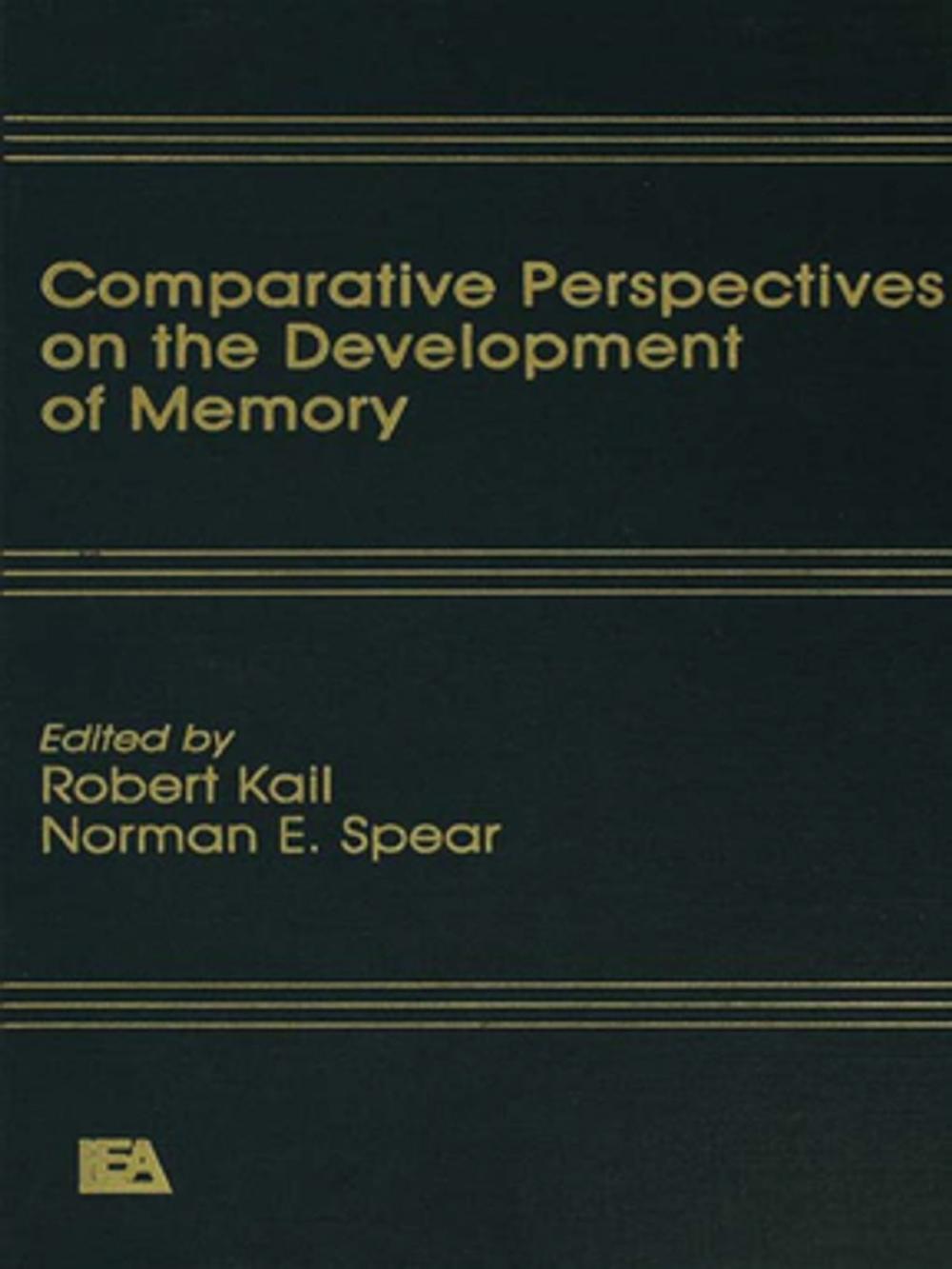 Big bigCover of Comparative Perspectives on the Development of Memory