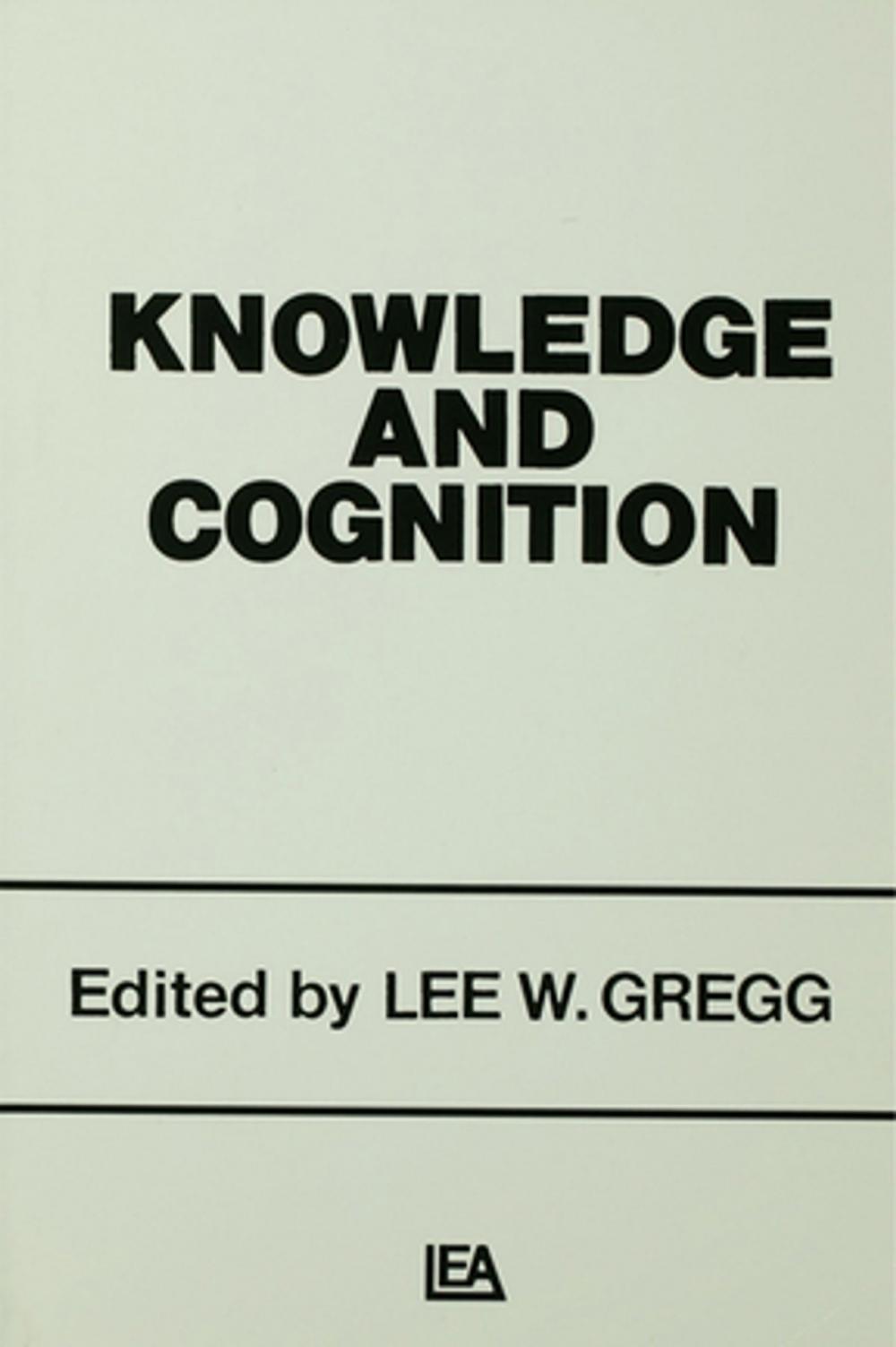 Big bigCover of Knowledge and Cognition