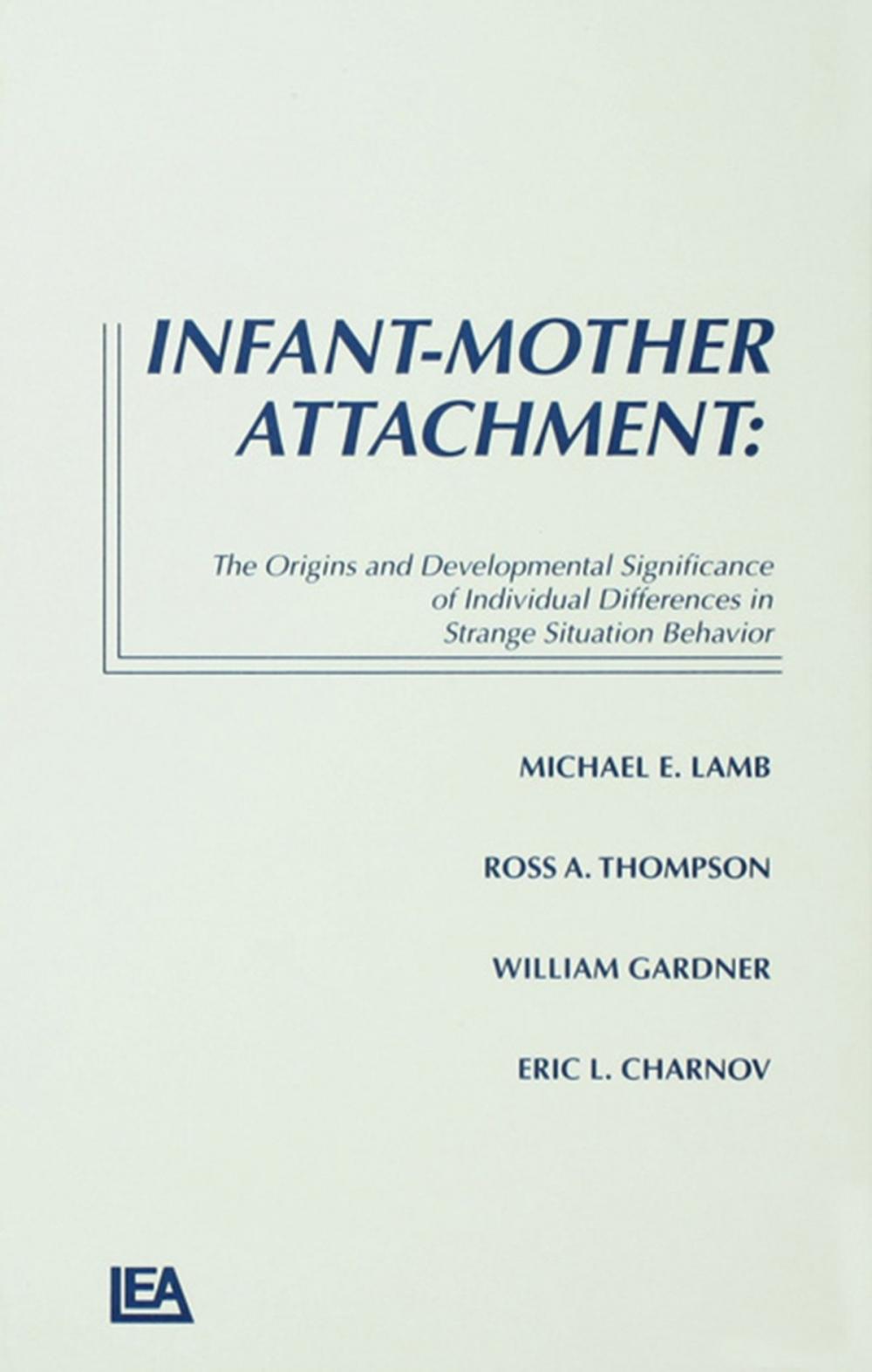 Big bigCover of Infant-Mother Attachment