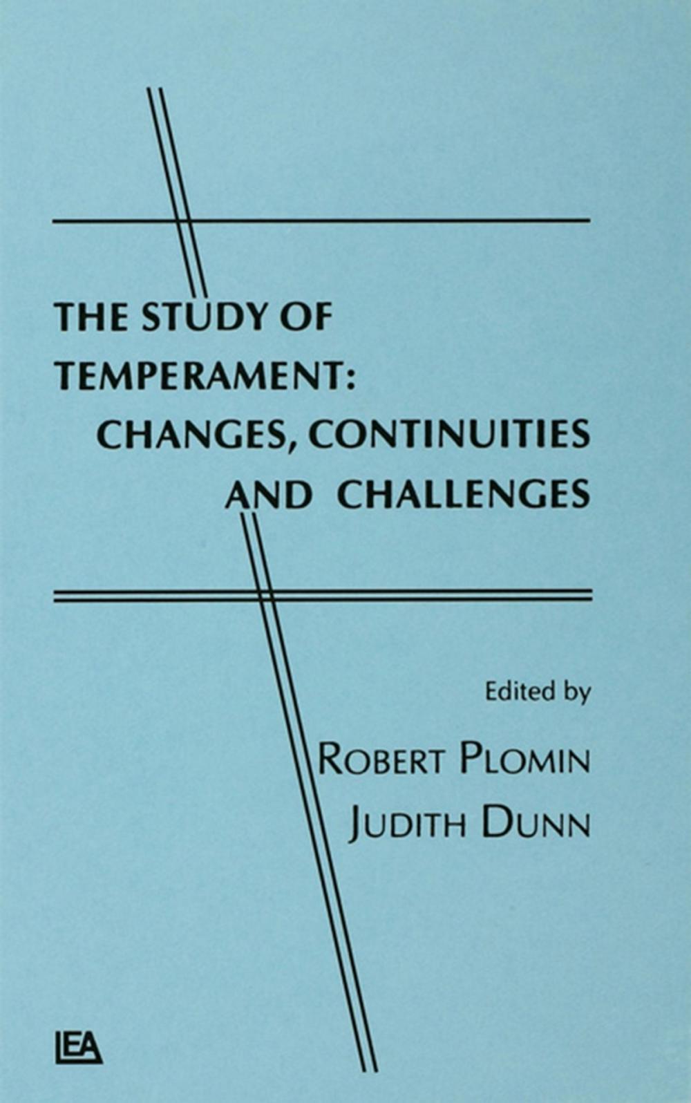 Big bigCover of The Study of Temperament