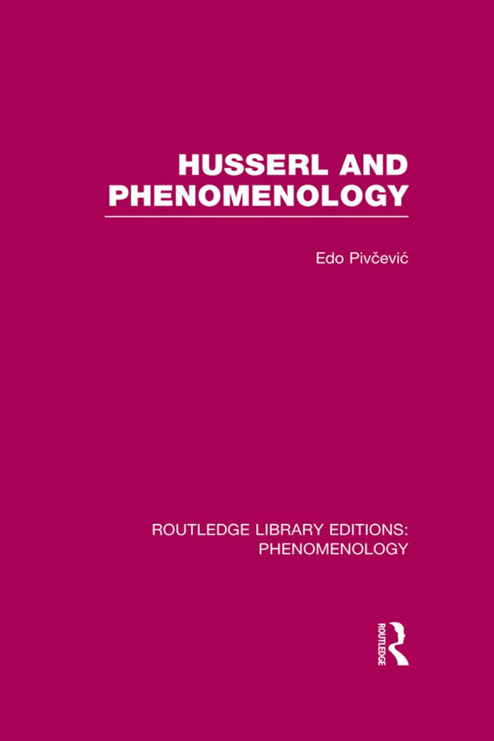 Big bigCover of Routledge Library Editions: Phenomenology