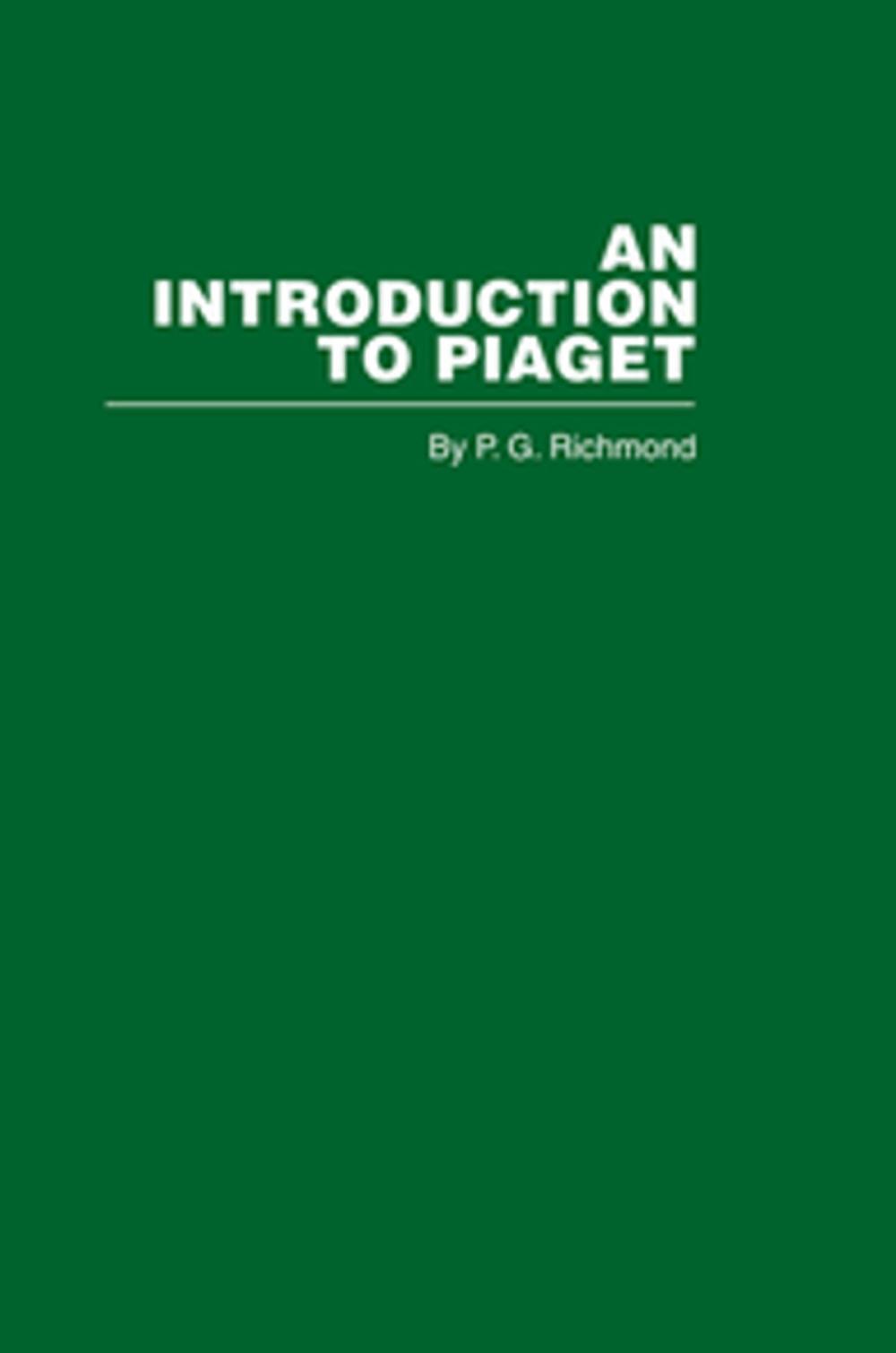 Big bigCover of Introduction to Piaget