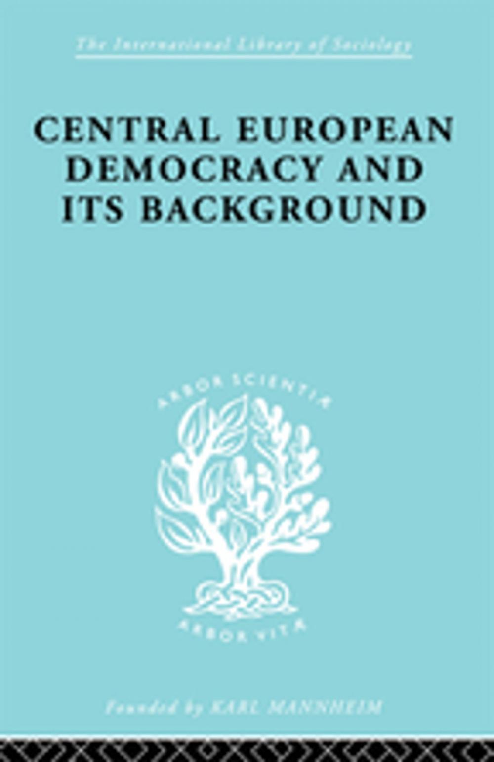 Big bigCover of Central European Democracy and its Background