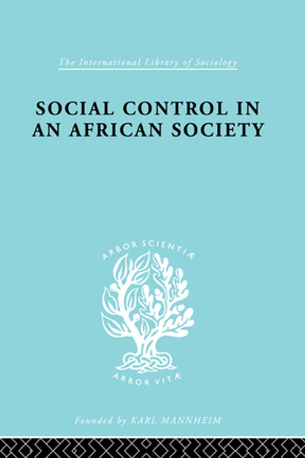 Big bigCover of Socl Contrl African Soc Ils 72