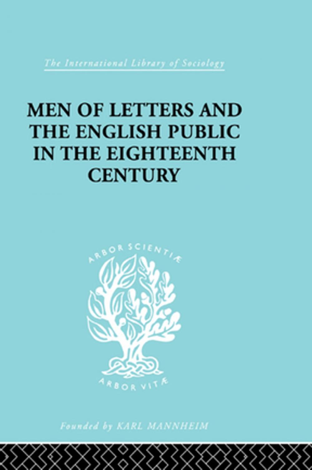 Big bigCover of Men of Letters and the English Public in the 18th Century