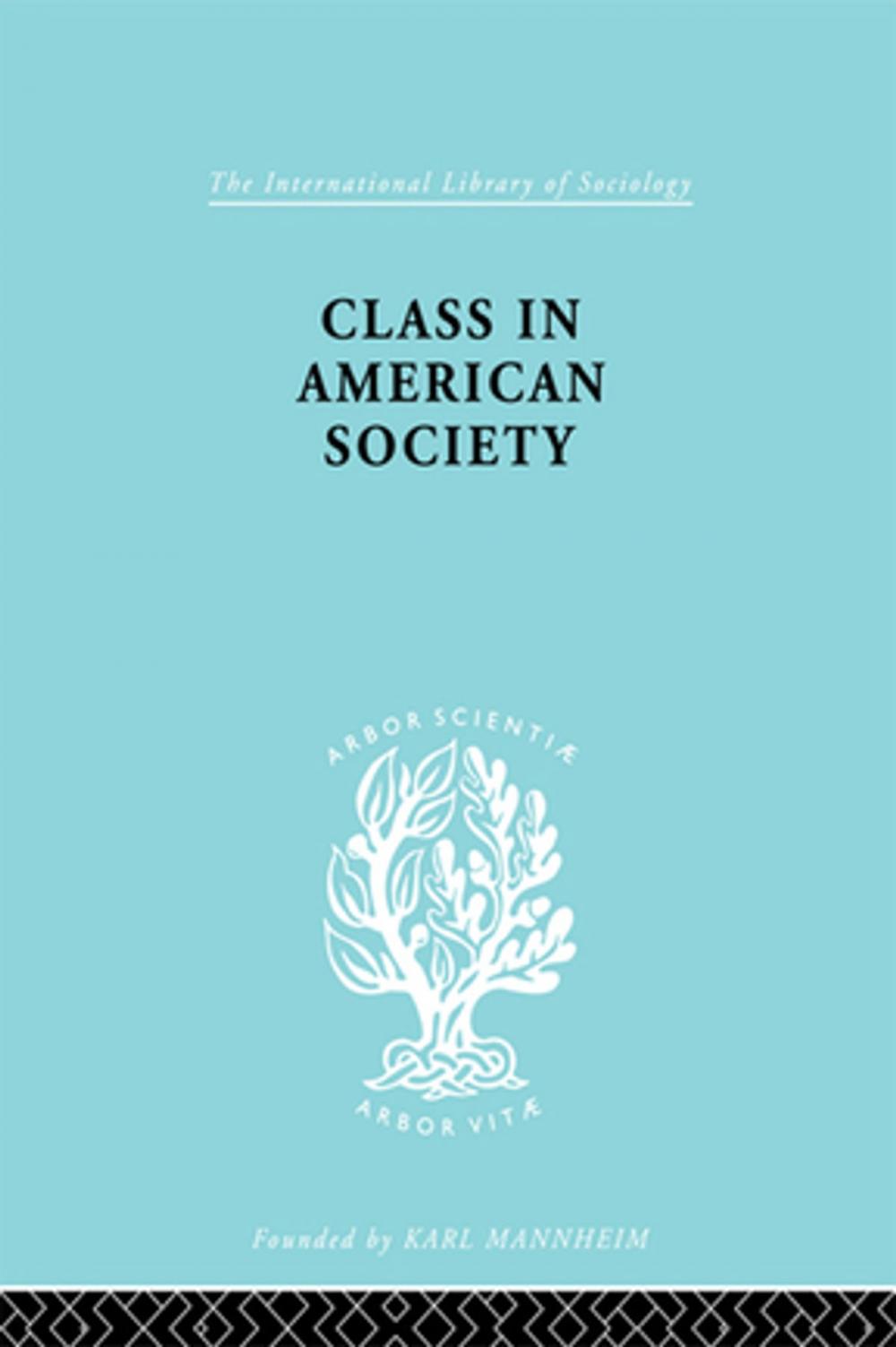Big bigCover of Class American Socty Ils 103
