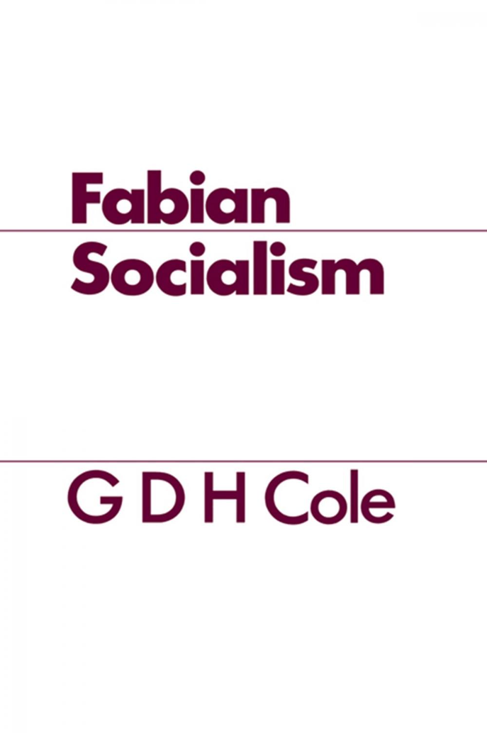 Big bigCover of Fabian Socialism