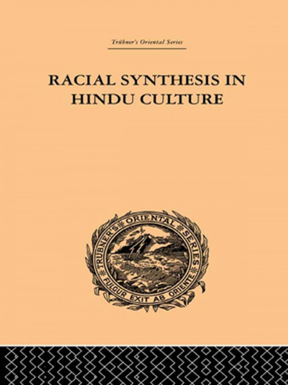 Big bigCover of Racial Synthesis in Hindu Culture