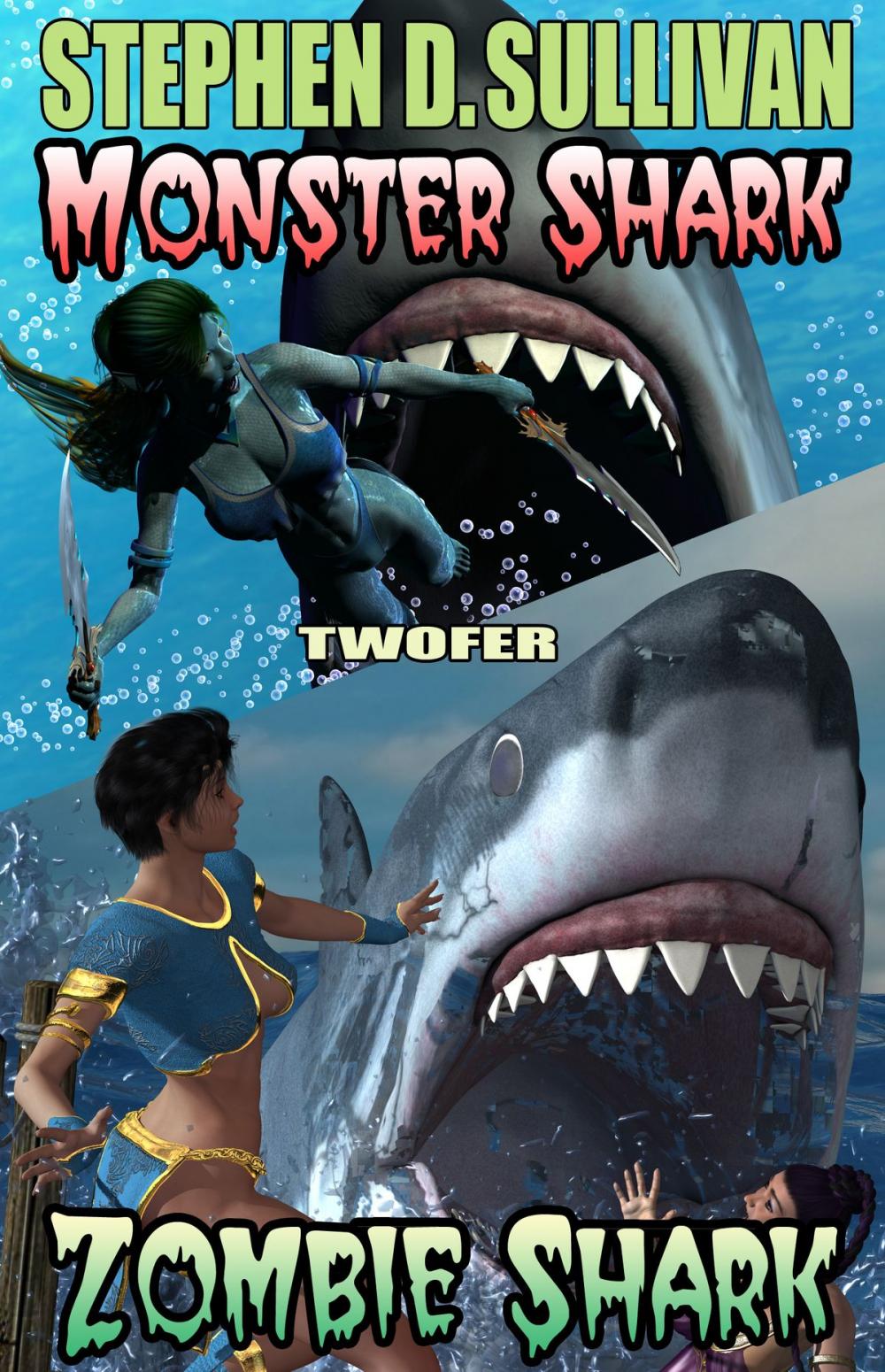 Big bigCover of Monster Shark: Zombie Shark - Twofer